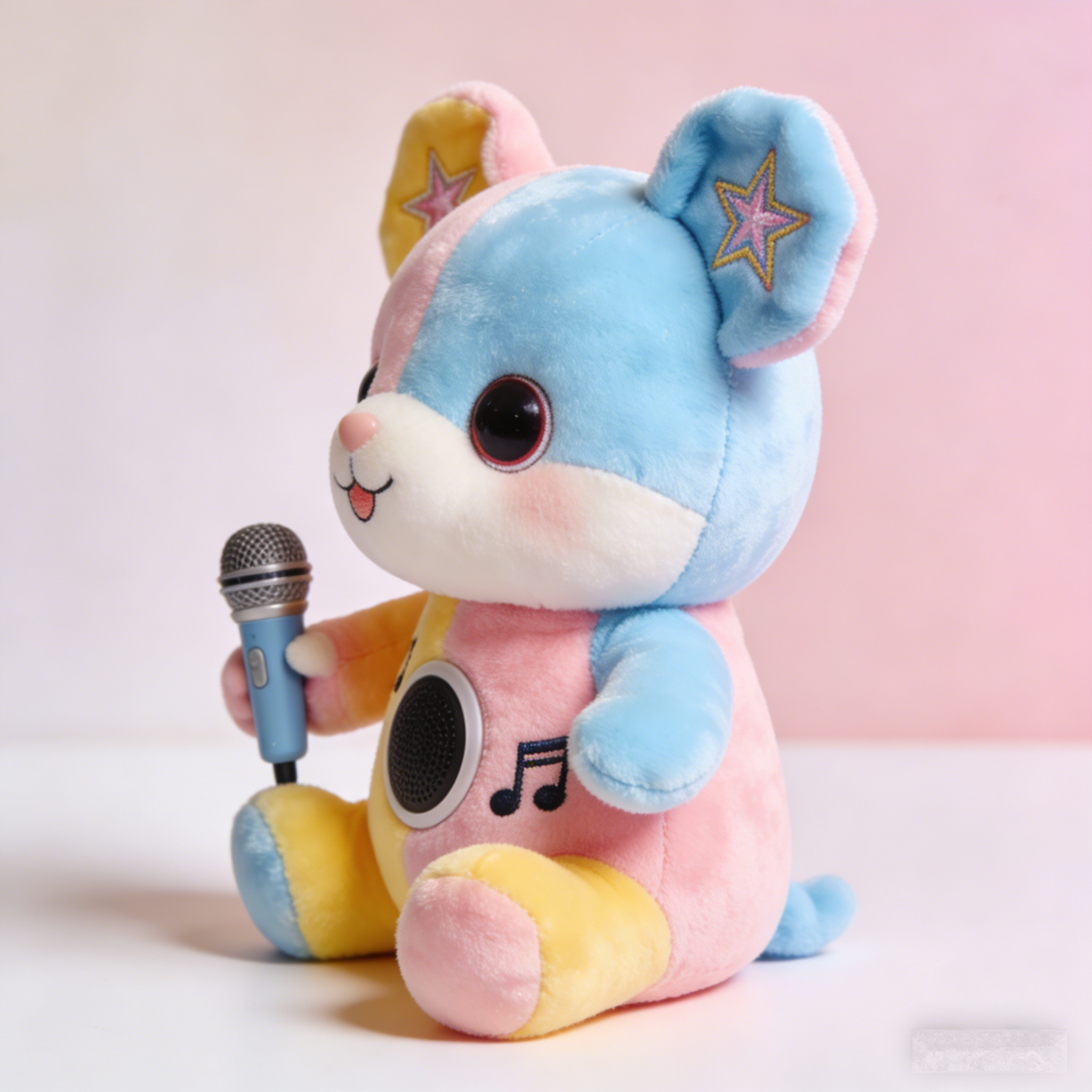 MelodyBear Starlet: The Singing Rainbow Karaoke Plush