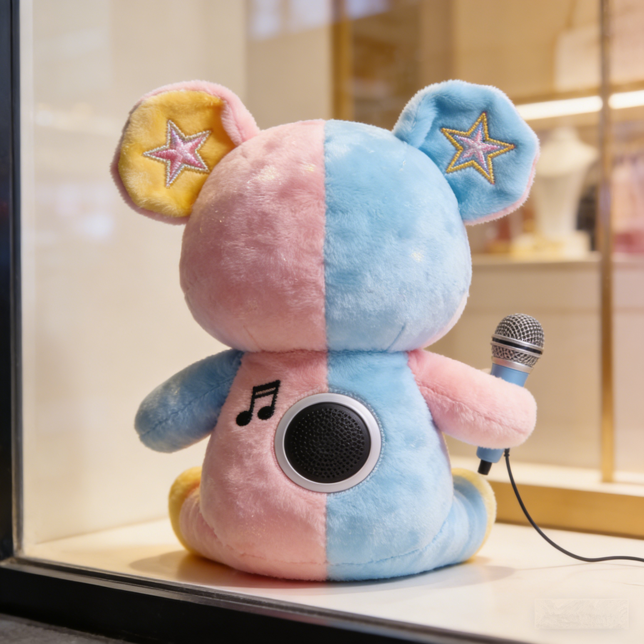 MelodyBear Starlet: The Singing Rainbow Karaoke Plush