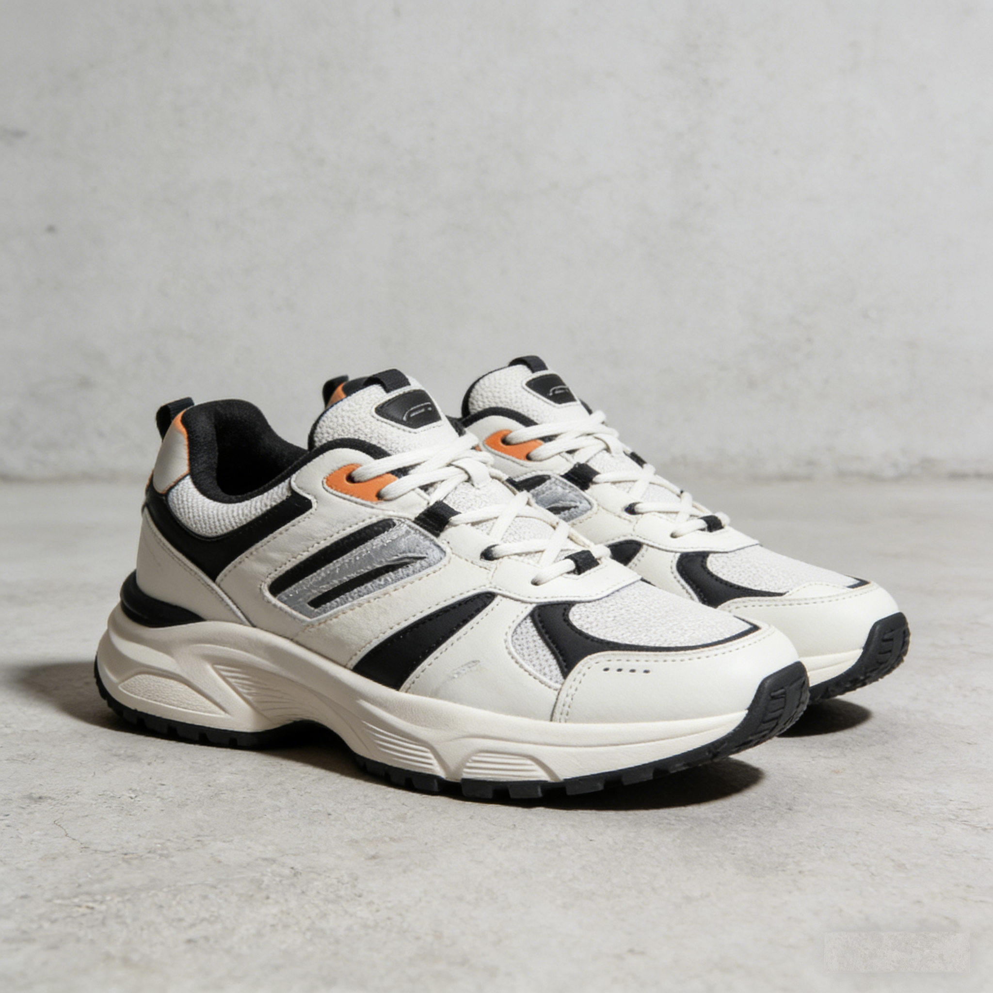 ApexStride Retro: The Contrast Panel Chunky Sneakers