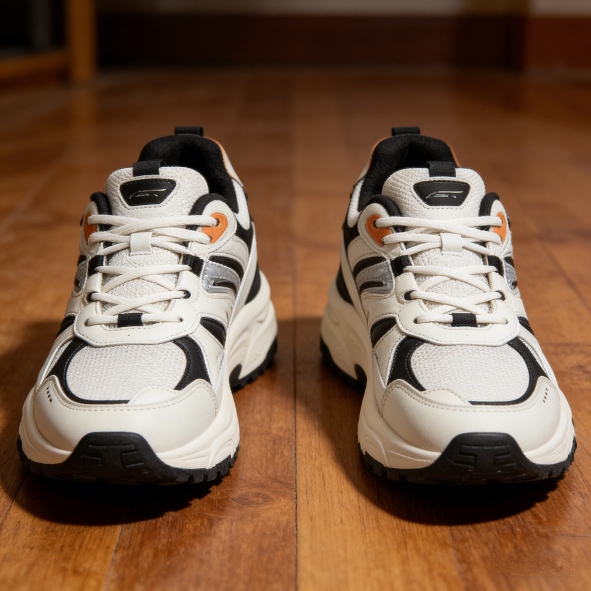 ApexStride Retro: The Contrast Panel Chunky Sneakers